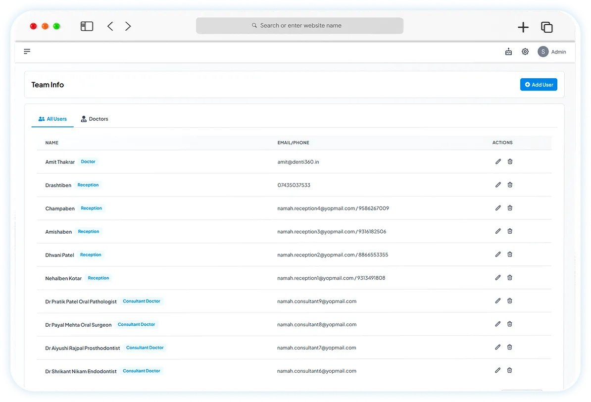 Customisable role-based access to ensure data security.